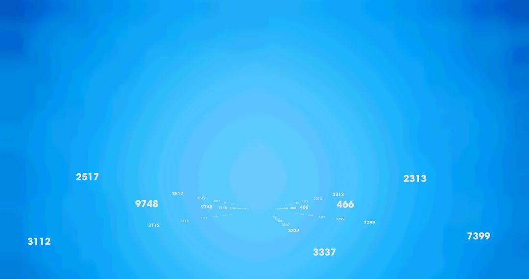 Global Social Media and Communication Concept with Numbers