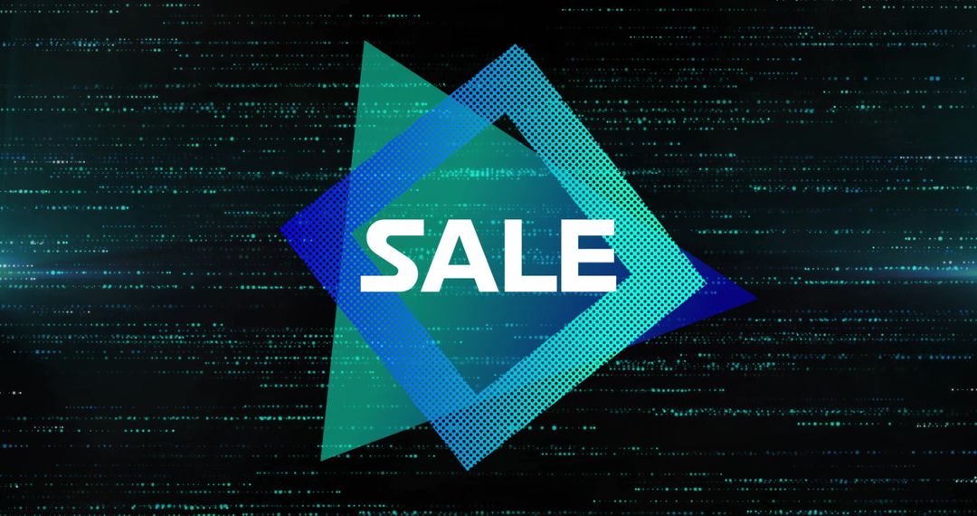 Dynamic Digital Sale Advertisement Background Display