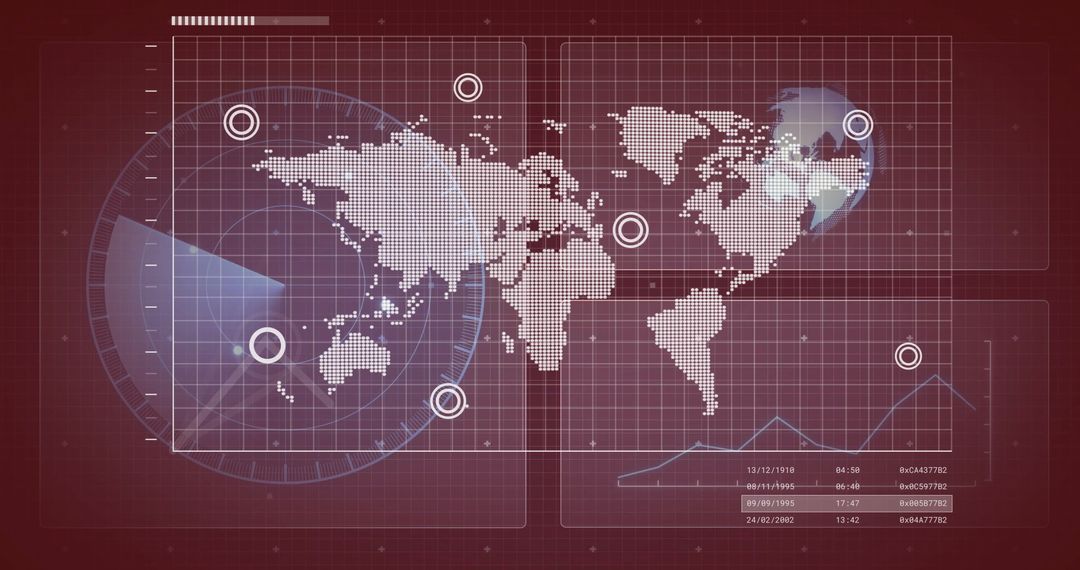 Global Financial Analysis with Data Visualization and World Map