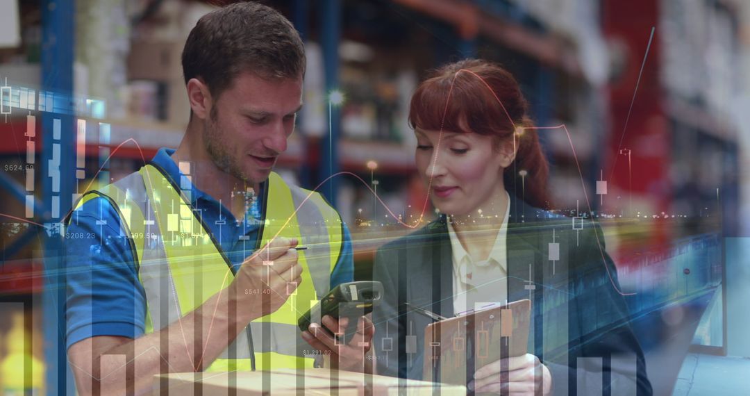 Warehouse Team Planning with Digital Analytics Visualization