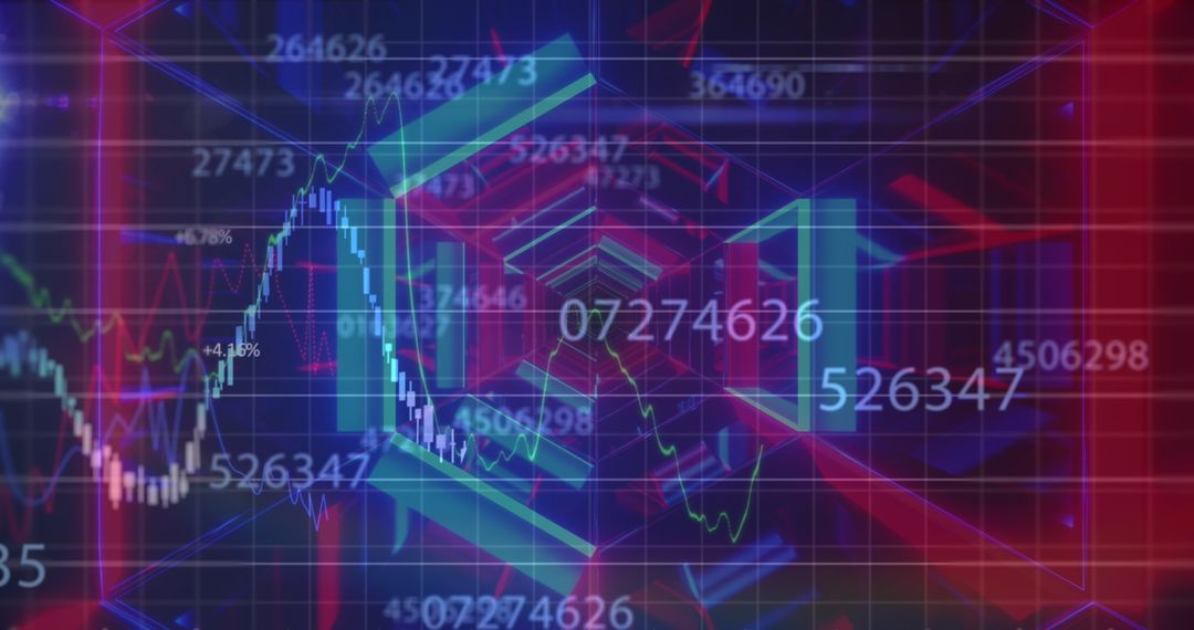 Abstract Digital Finance Data Analysis Background