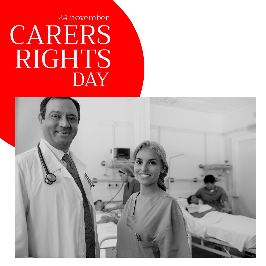 Carers Rights Day Celebration with Diverse Healthcare Team