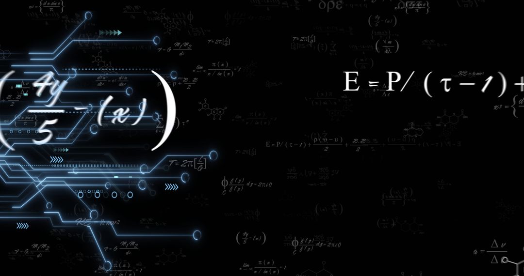 Futuristic Circuit Board Illustrating Digital Data Processing