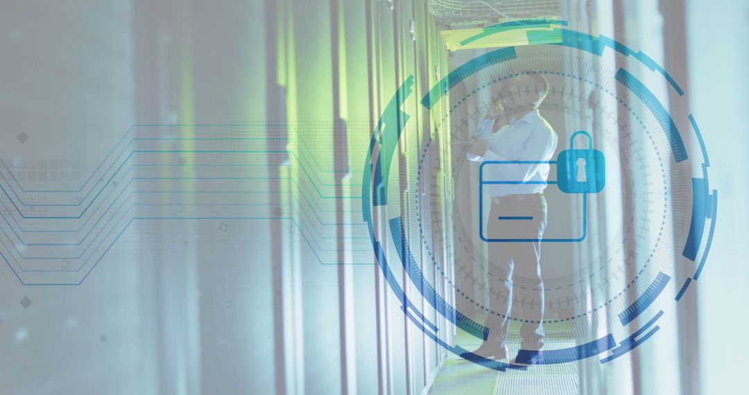 Data Security Concept in Modern Server Room