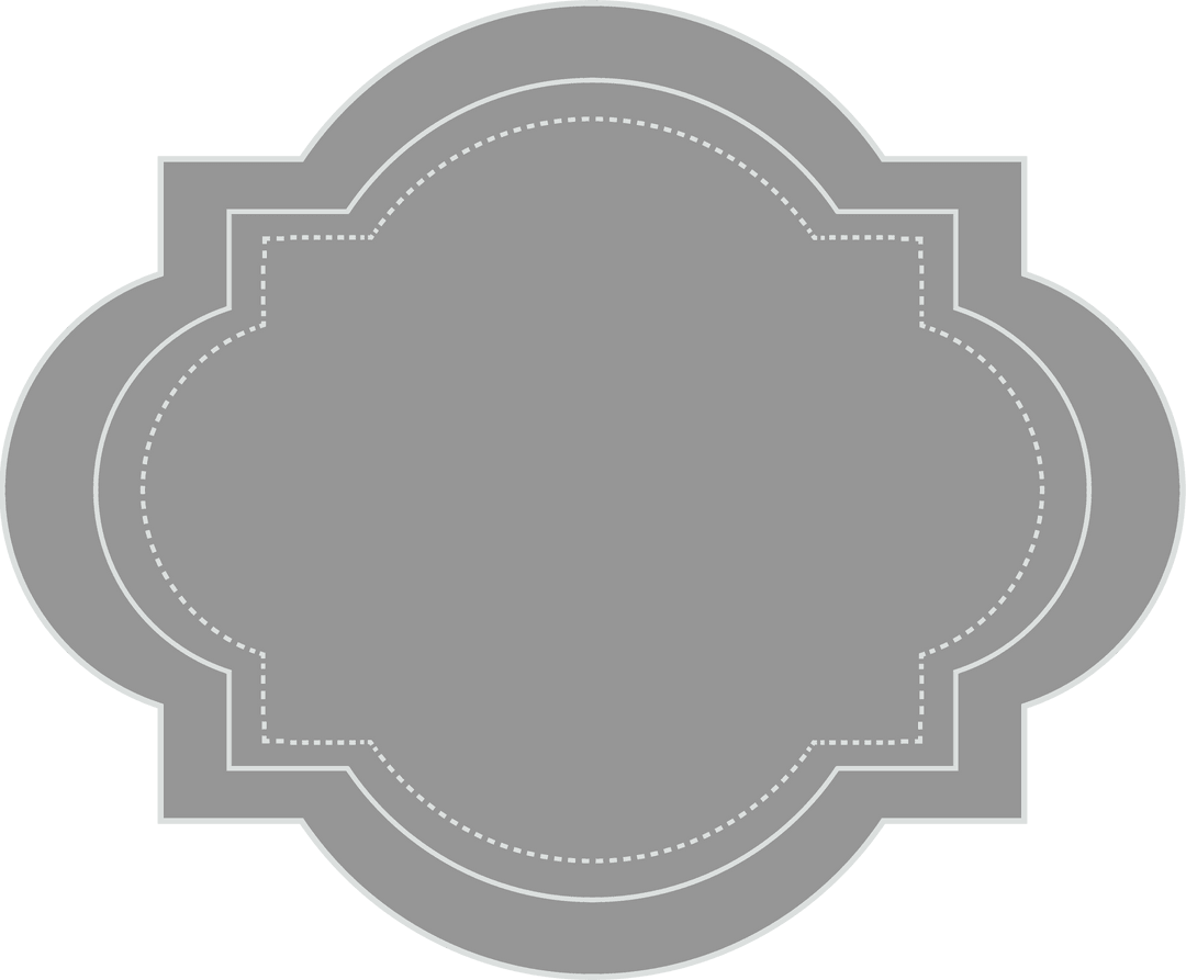 Stylish Badge Design with Copy Space on Transparent Background