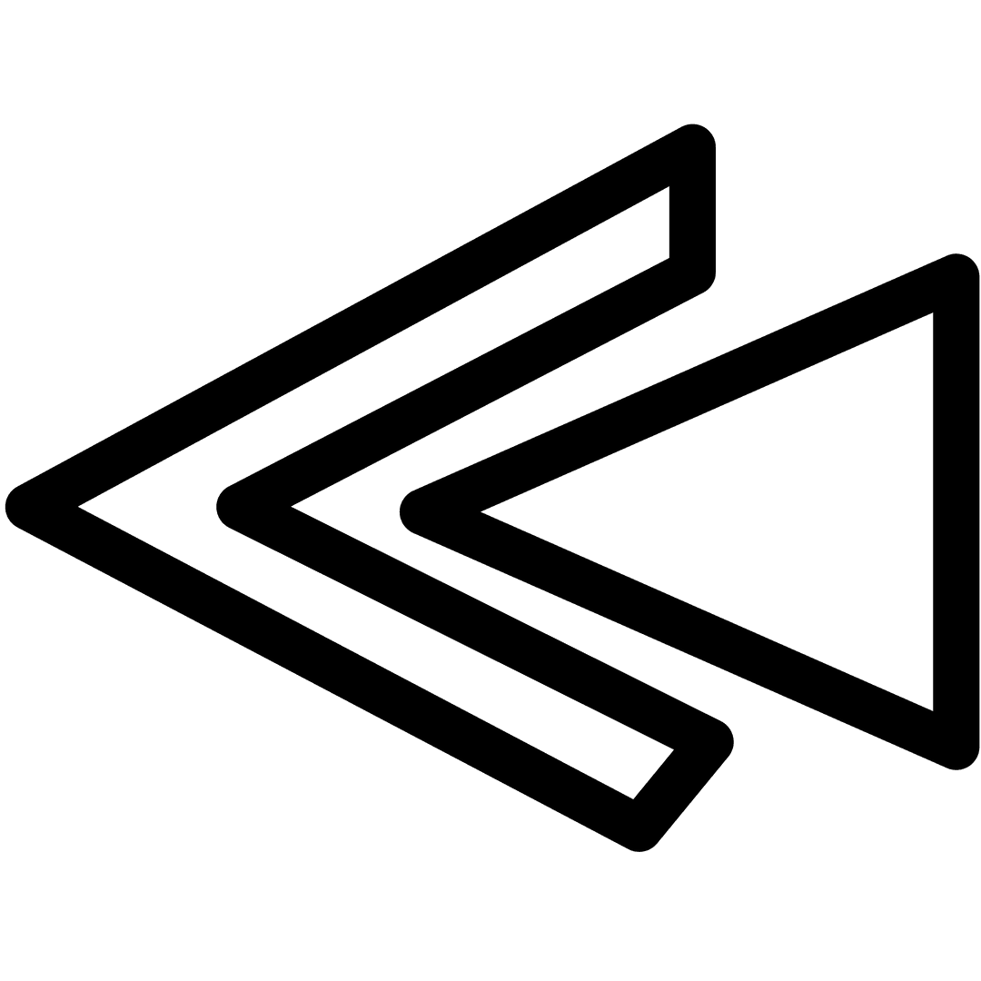 Black Left Arrow Transparent Modern Design