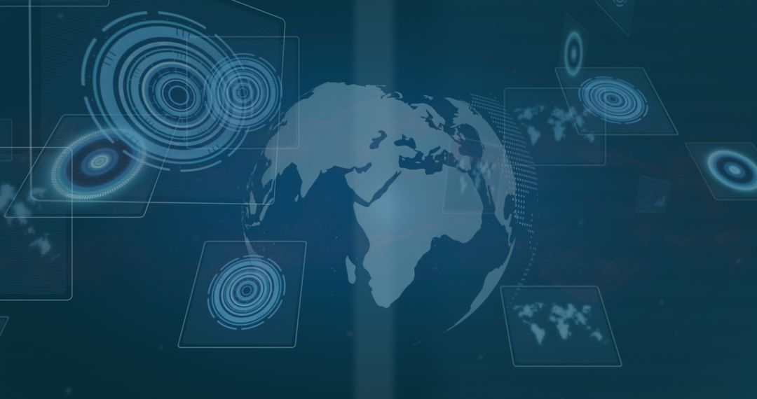 Global Technology and Networking Concept Background