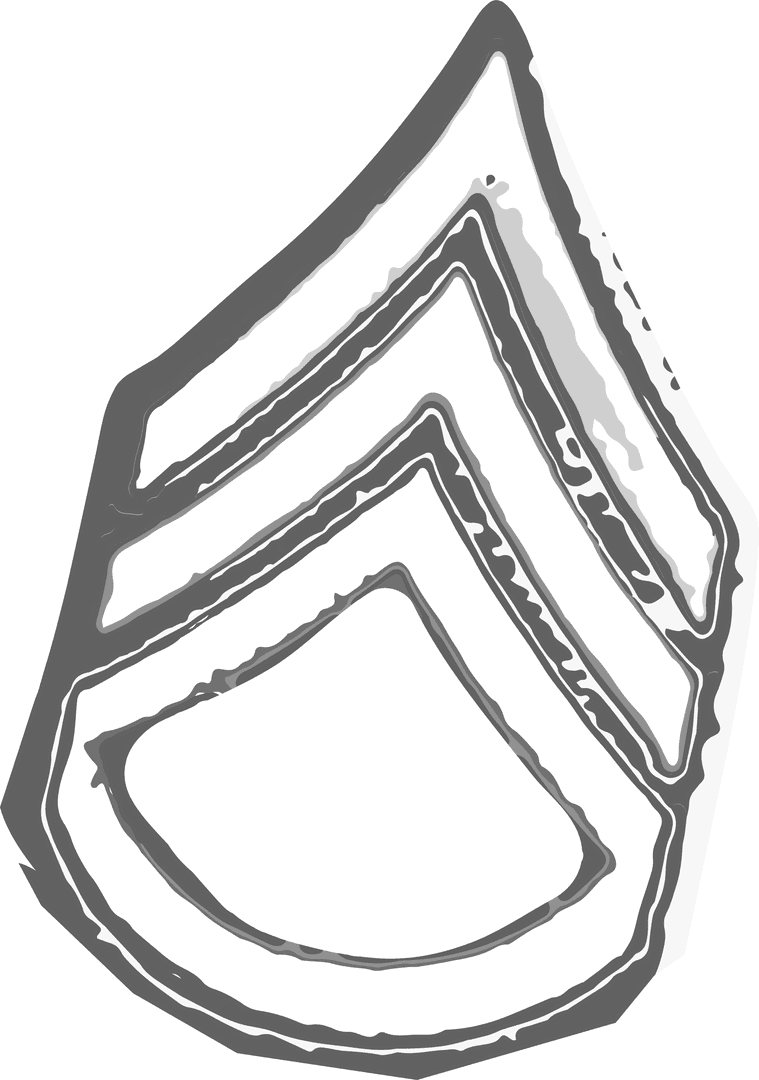 Layered Transparent Teardrop Vector with Rings