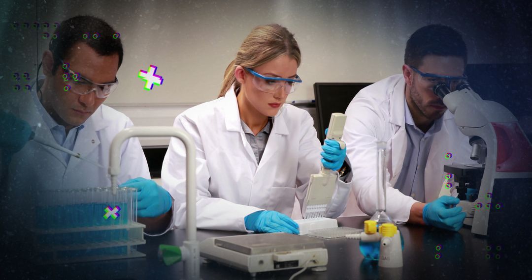 Scientists Conducting Innovative Research in Modern Laboratory