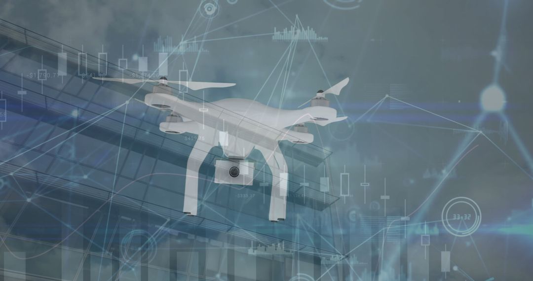 Drone Surveillance with Futuristic Network Overlays