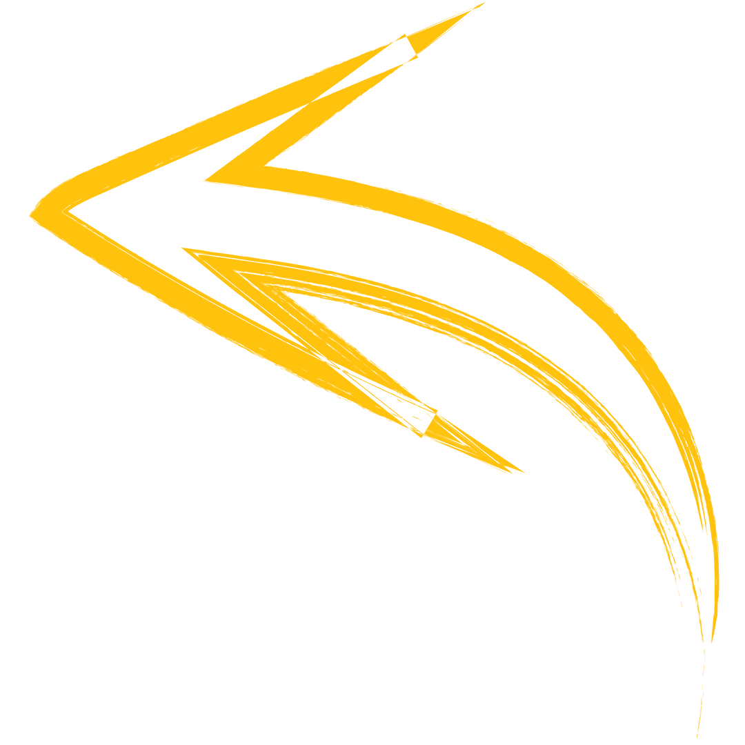 Yellow Vector Arrow on Transparent Background with Brilliant Citation