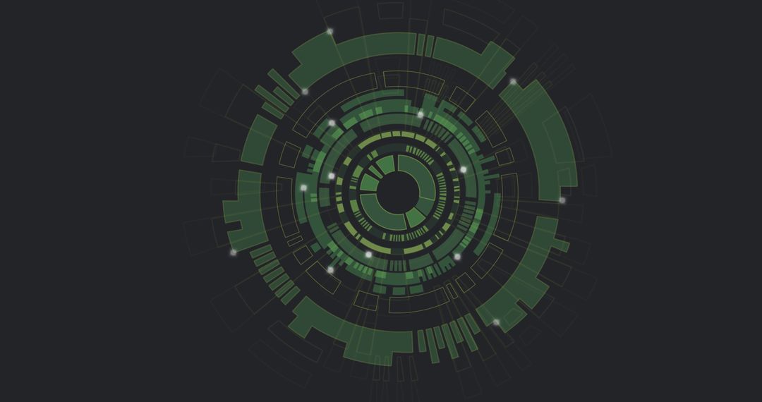 Futuristic Digital Target Interface for Data Analysis
