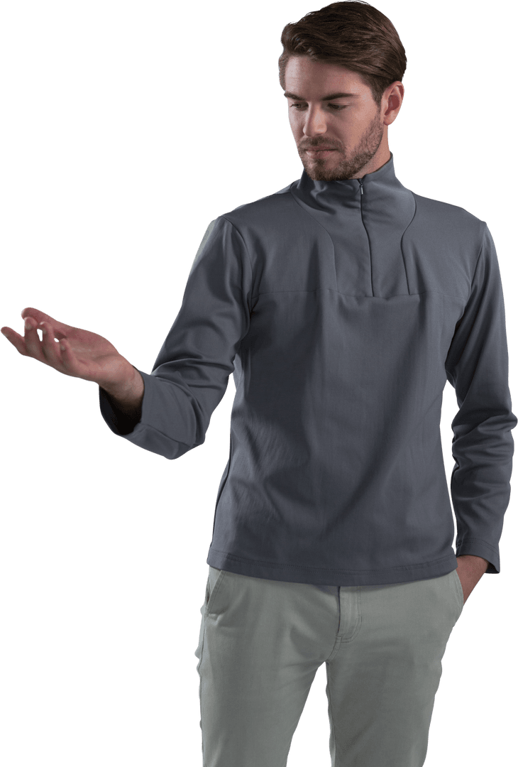 man holding invisible object in transparent background - Download Free Stock Images Pikwizard.com