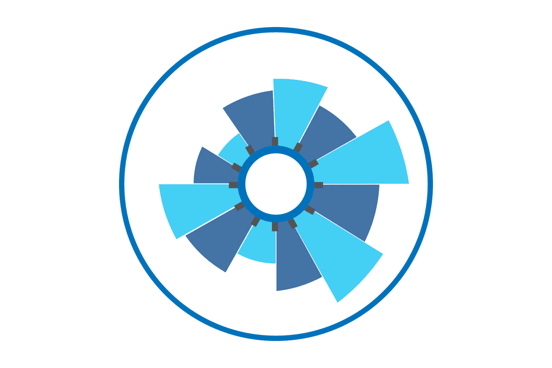 Digital Scope Scanning Icon on Transparent Background