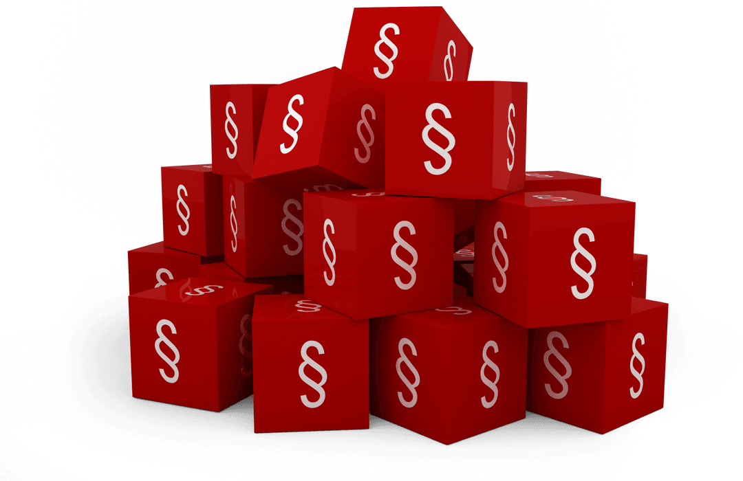 Transparent Red Blocks with Section Symbol Icon Array - Download Free Stock Images Pikwizard.com