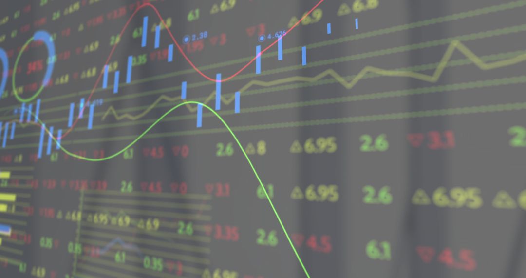 Dynamic stock market analytics with data visualization