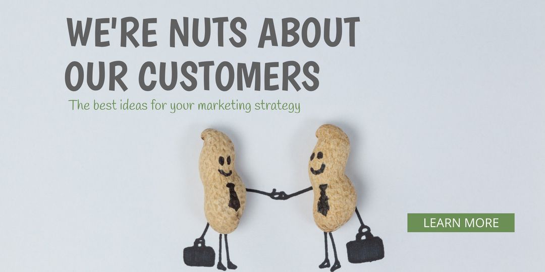 Creative Depiction of Strong Client Relationships with Peanuts