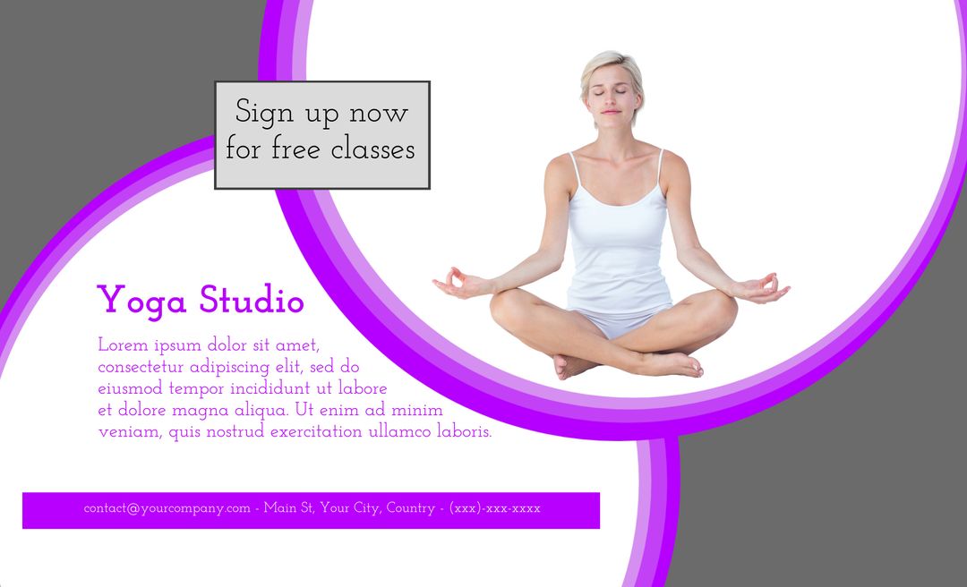 Serene Woman Practicing Yoga Meditation Tranquility Balance