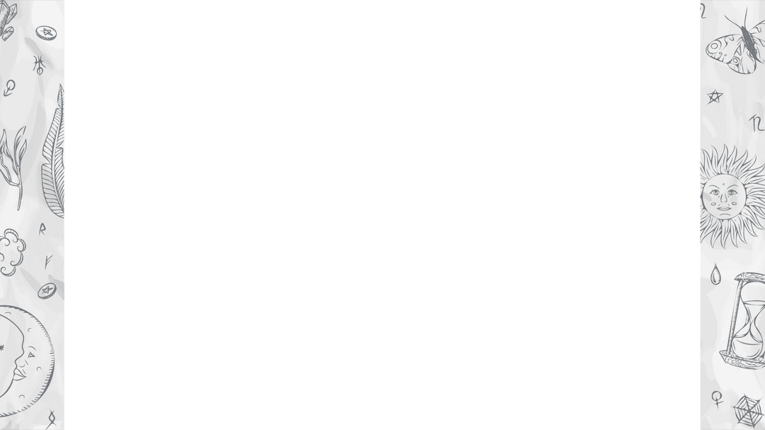 Celestial Gray Rectangle on Transparent Background with Sun and Moon