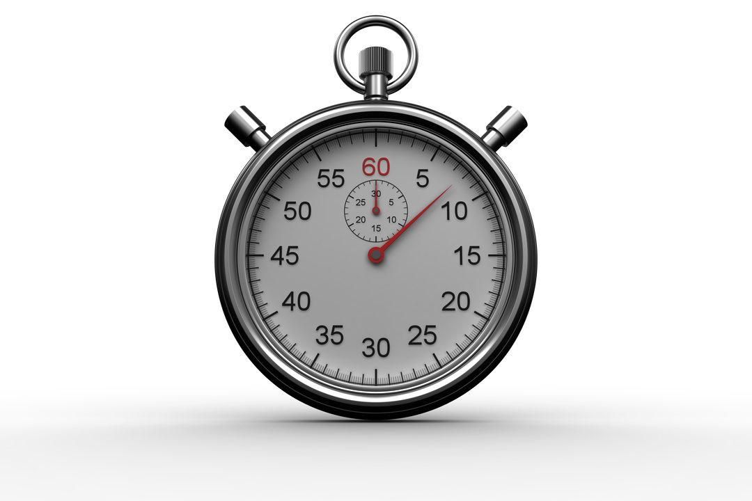 Transparent Stopwatch Illustration with Detailed Measurement Accuracy - Download Free Stock Images Pikwizard.com