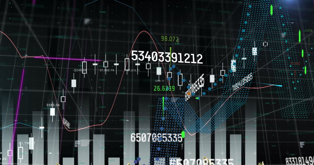 Abstract Financial Data and Trends Analysis