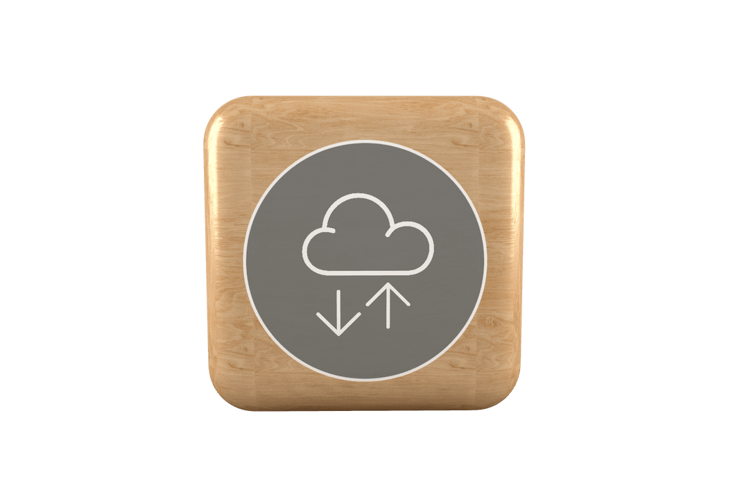 Transparent Cube with Cloud Computing Icon for Modern Design - Download Free Stock Images Pikwizard.com