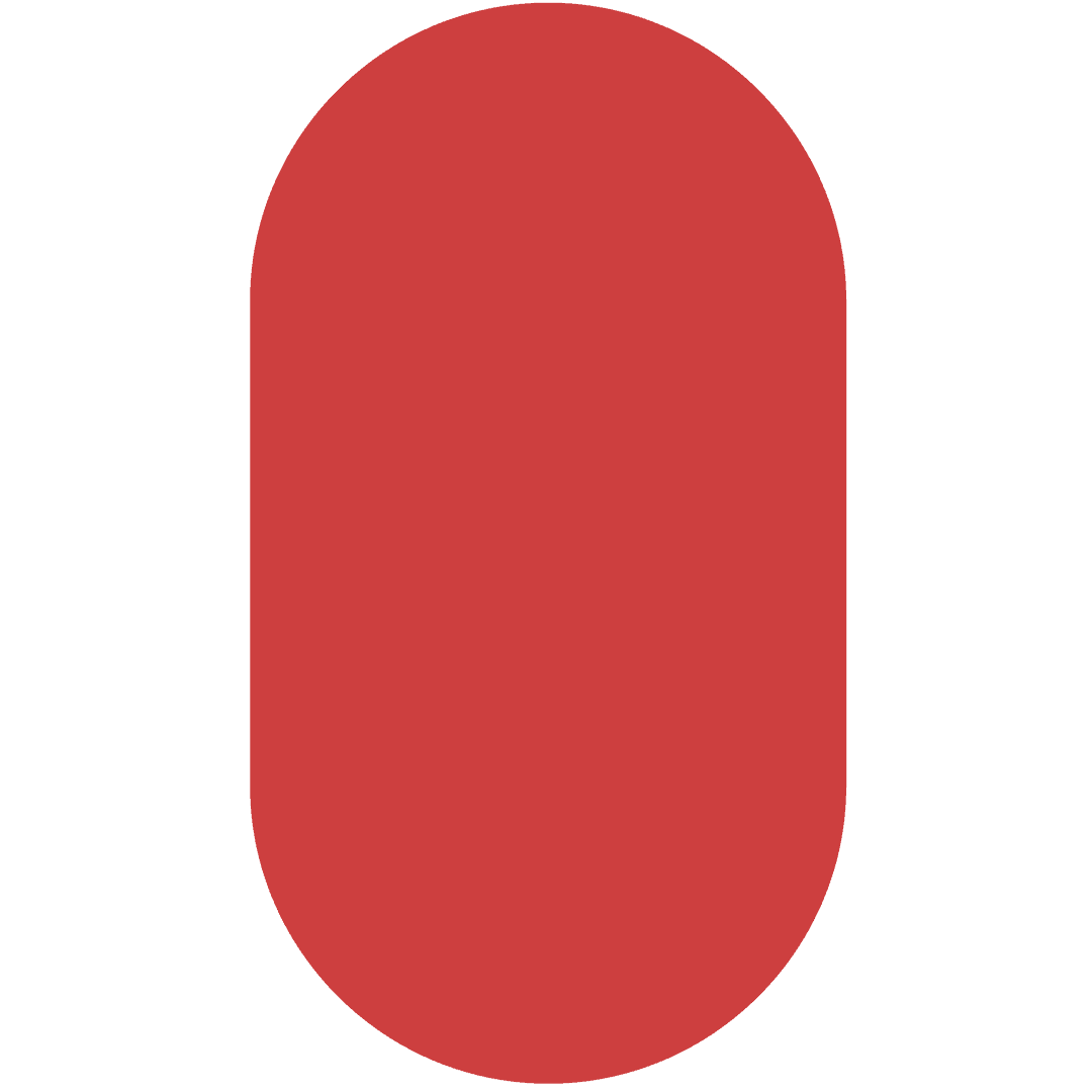 Transparent Red Rounded Pull Illustration for Design and Healthcare