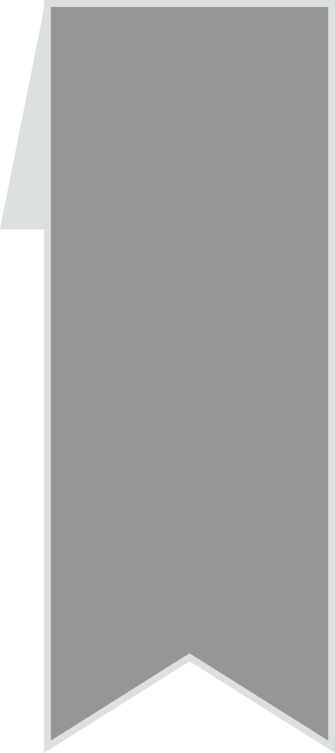 Minimalist Grey Banner with Transparent Background