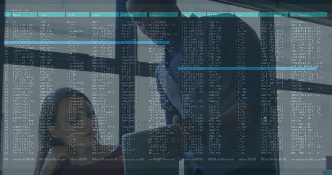 Innovative Office Professionals Analyzing Data in Modern Setting