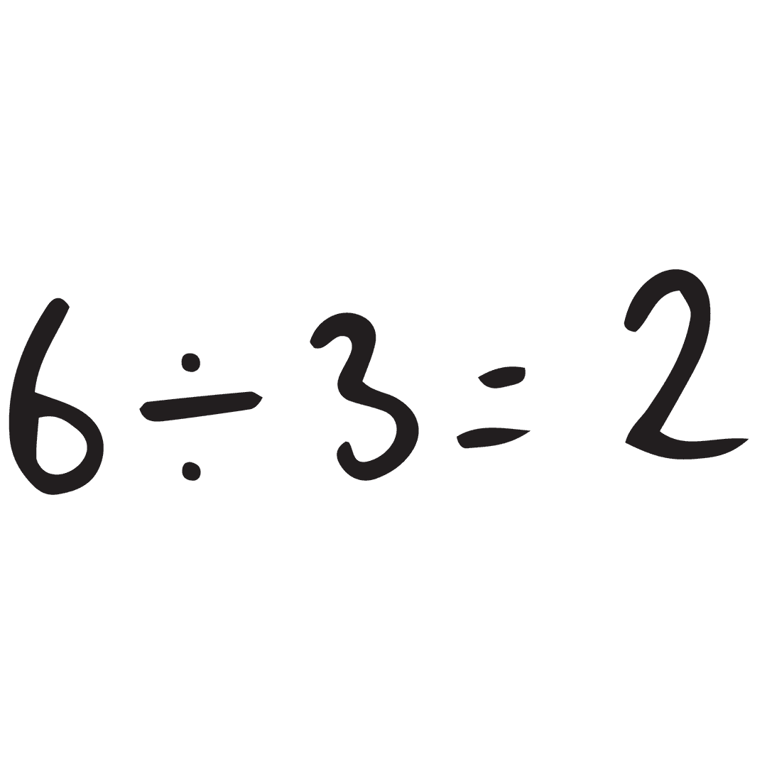 Simple Transparent Mathematical Equation Illustration