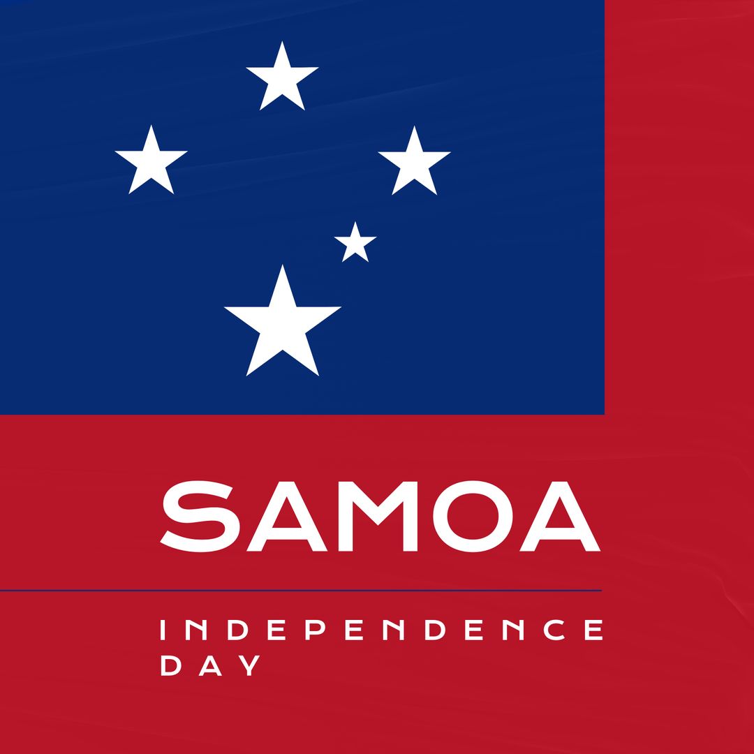 Samoa Independence Day Celebration Banner