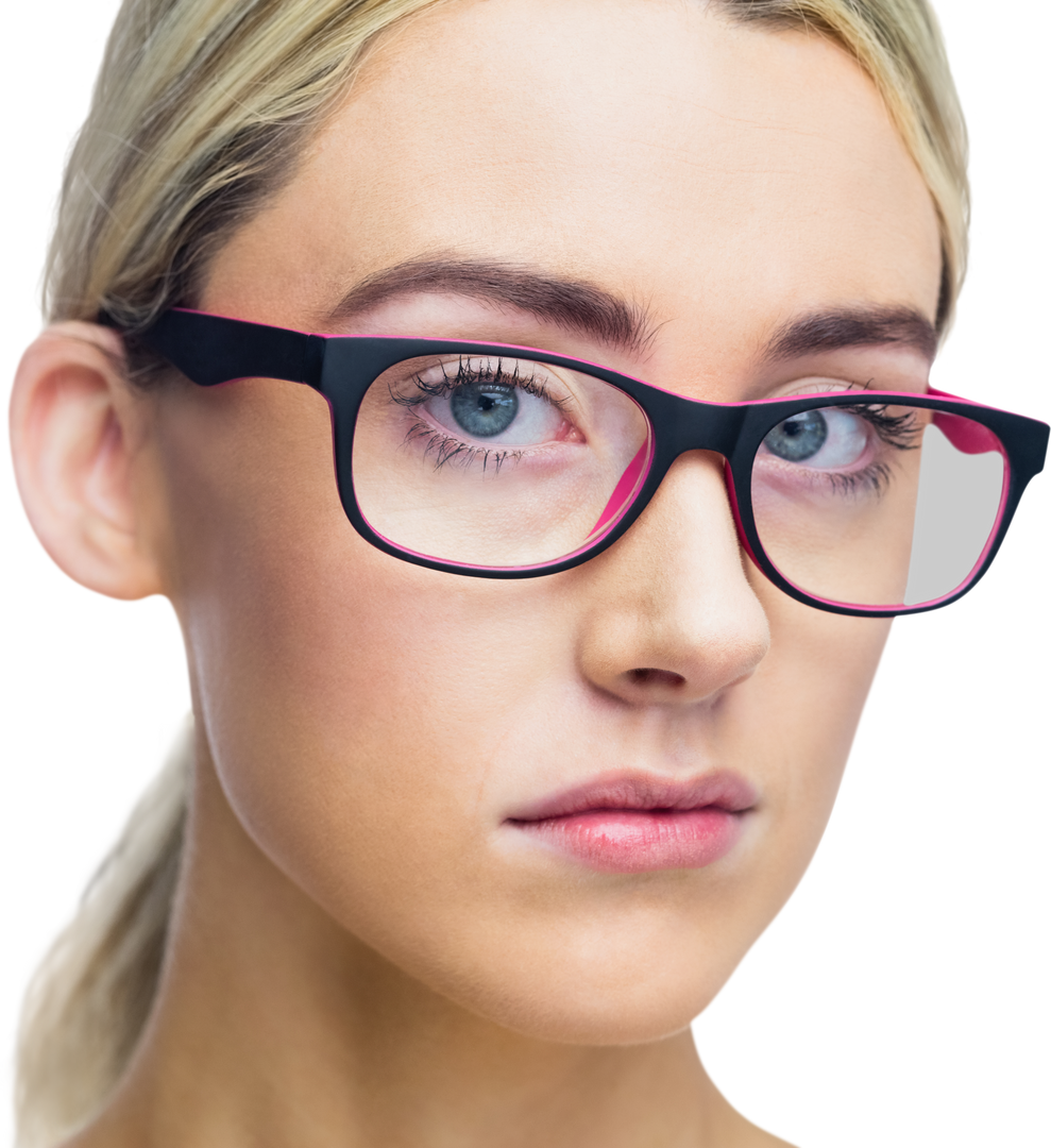 Transparent Background Portrait of Woman in Glasses for Professional Use - Download Free Stock Images Pikwizard.com