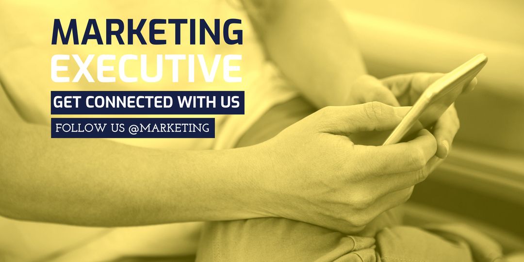 Marketing Career Connectivity with Smartphone Professional