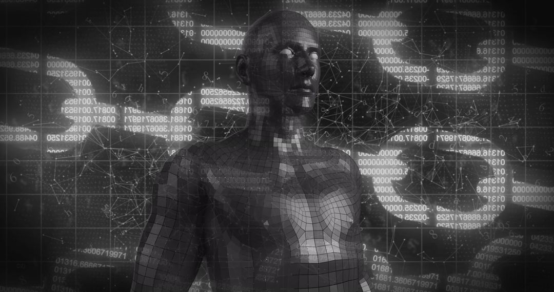 Digital Human Structure with Cybersecurity Network Overlay