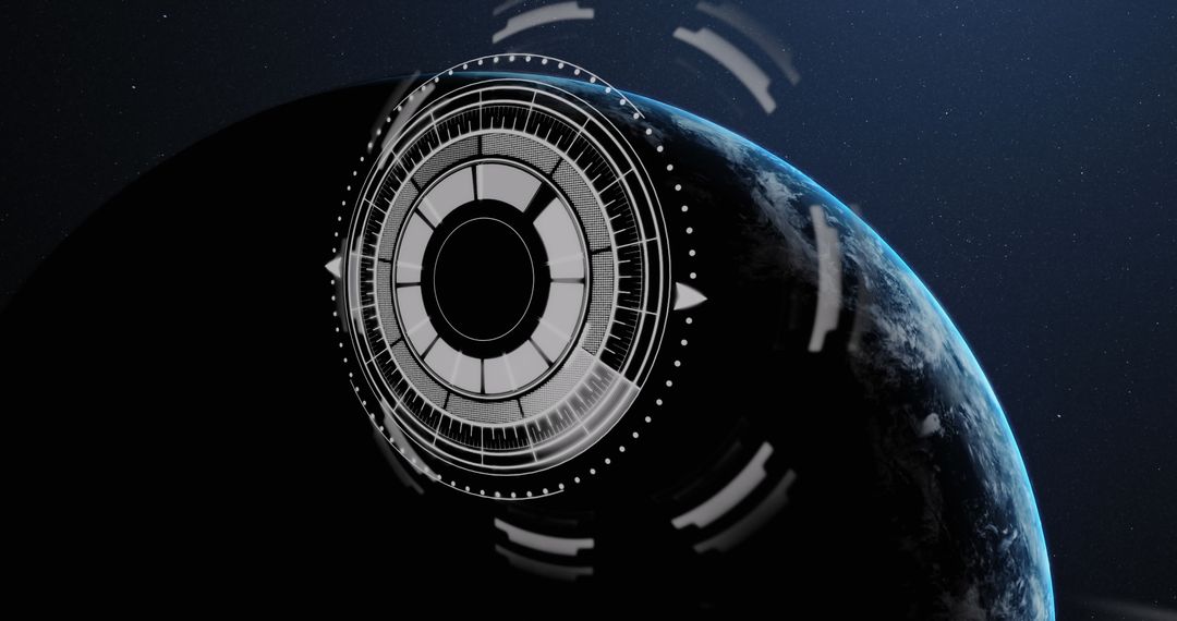 digital interface with abstract globe and data graphics - Free Images, Stock Photos and Pictures on Pikwizard.com