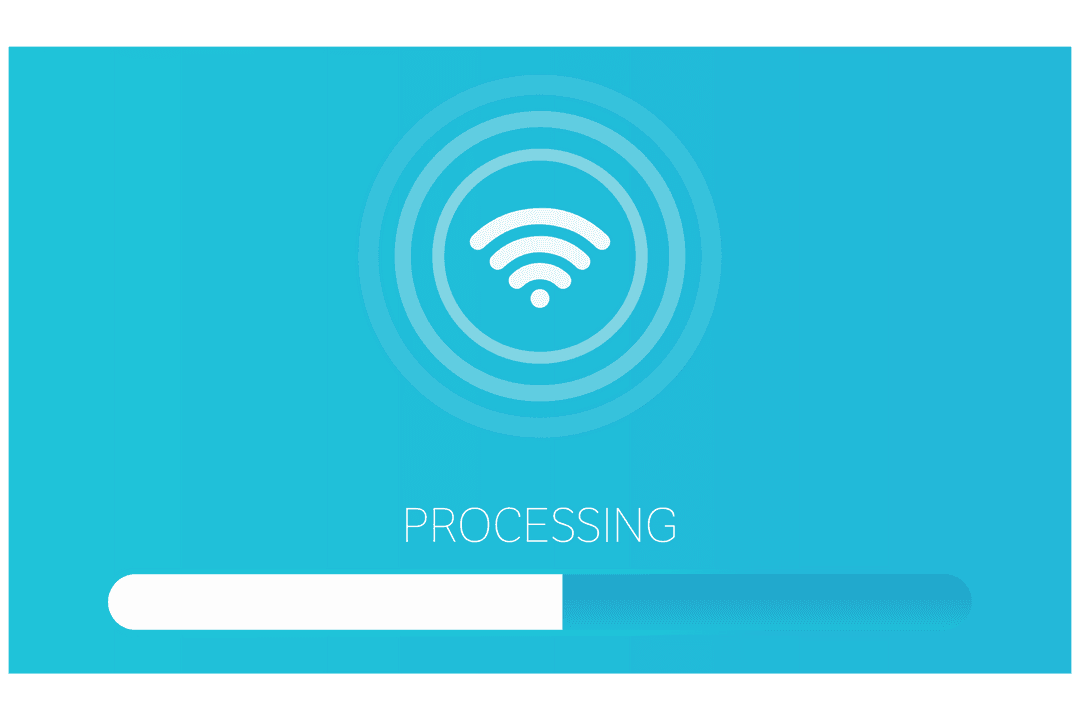 Transparent WiFi Processing Icon with Loading Bar Concept - Download Free Stock Images Pikwizard.com