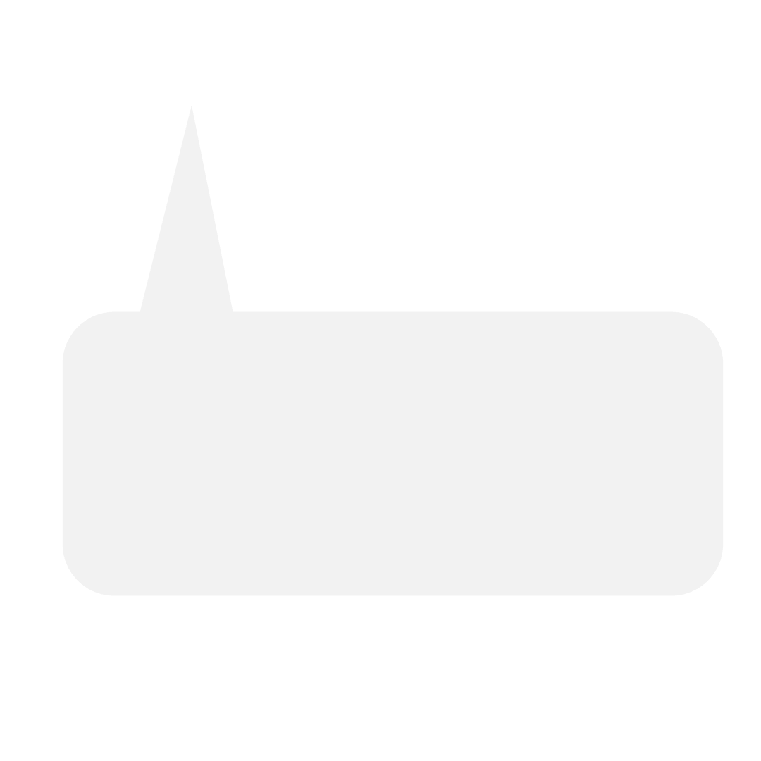 Transparent Speech Bubble Icon on Clear Background