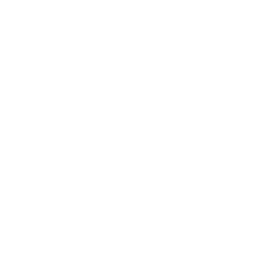 Simple White Dollar Symbol on Transparent Background