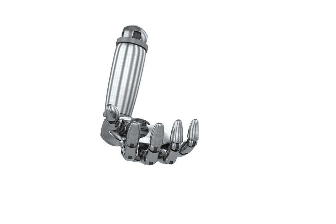 Realistic 3D Render of Robotic Arm on Transparent Background - Download Free Stock Images Pikwizard.com
