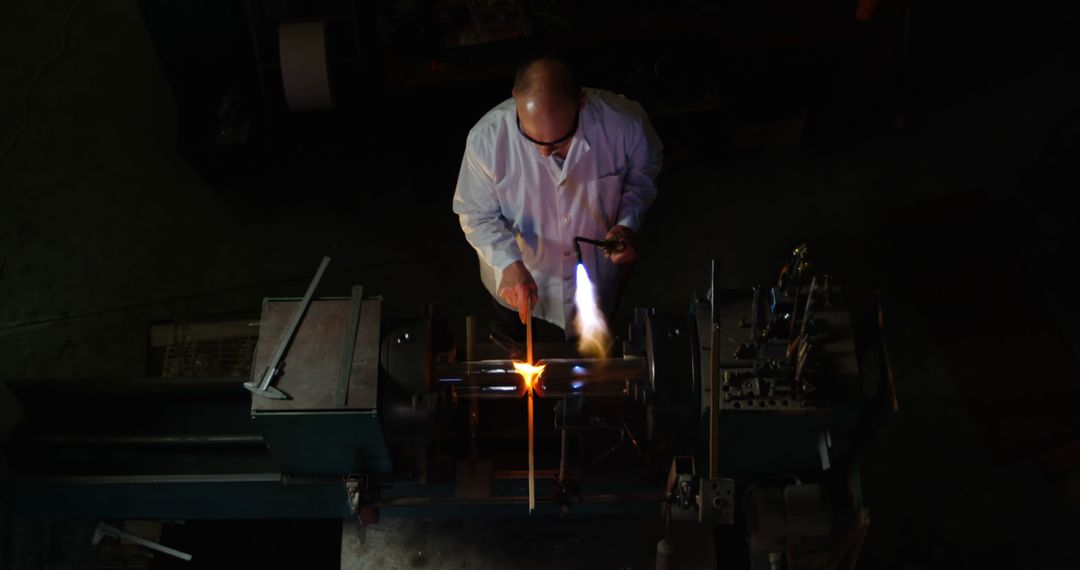 Precision Welding Technician at Work in Workshop - Free Images, Stock Photos and Pictures on Pikwizard.com