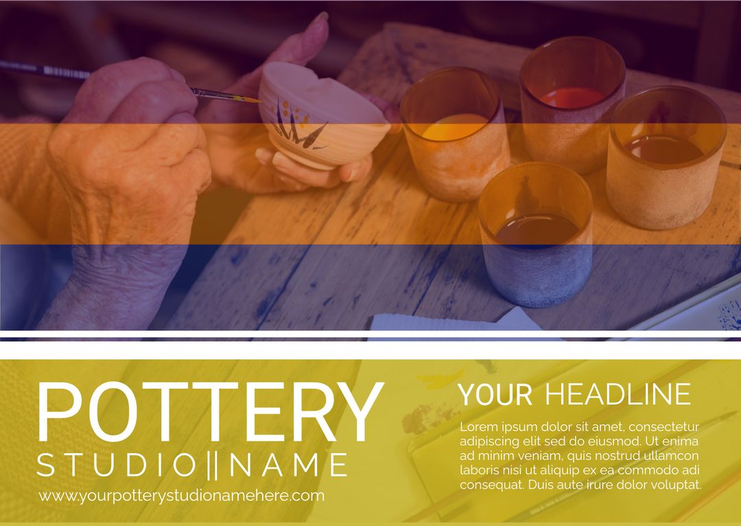 Hands Crafting Pottery Lends Authentic Atmosphere to Studio