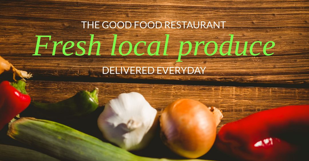 Farm-to-Table Freshness with Vibrant Vegetables on Wood