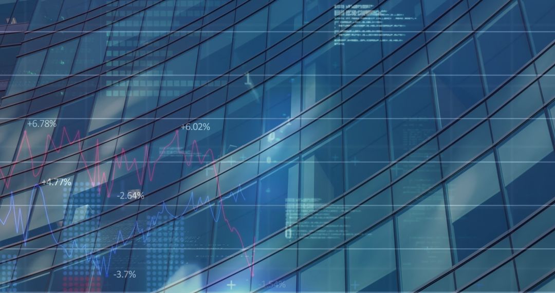 Digital Data and Stock Market Analytics Over Urban Background