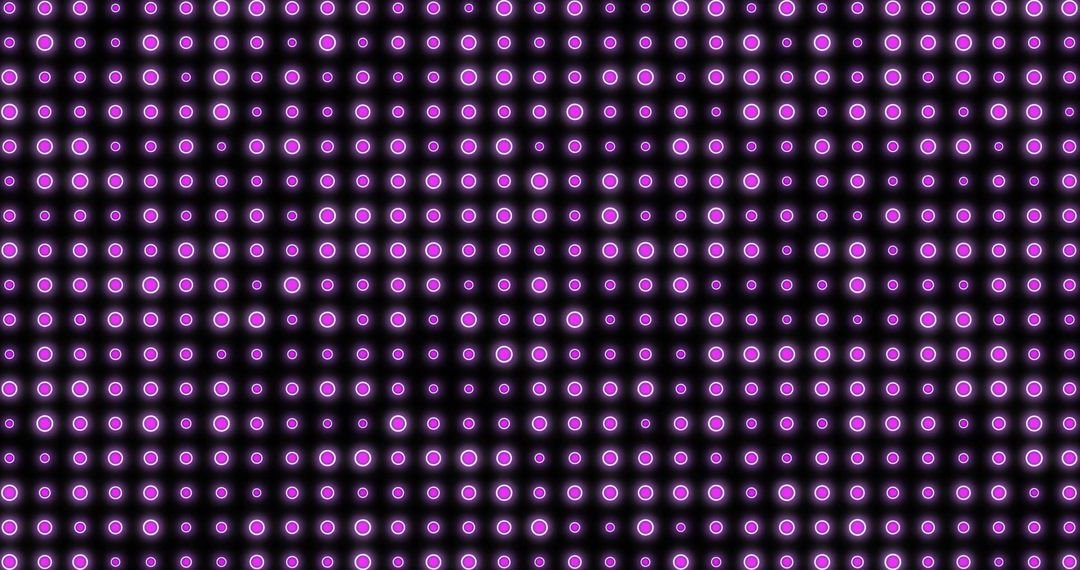 Pulsating Purple Light Dots on Dark Background Abstract