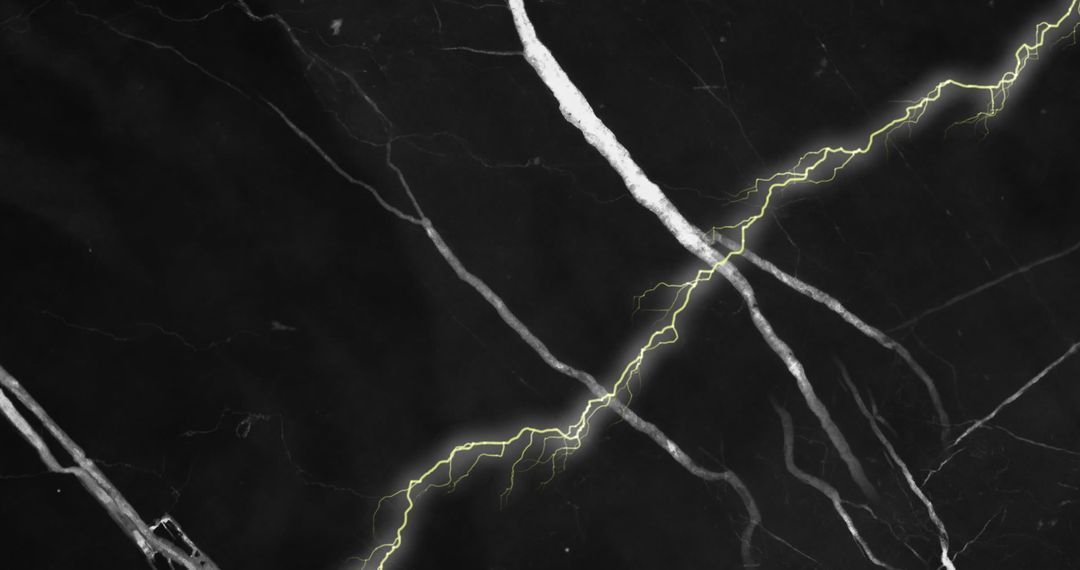 Vivid Lightning Bolts in Dark Abstract Sky Background