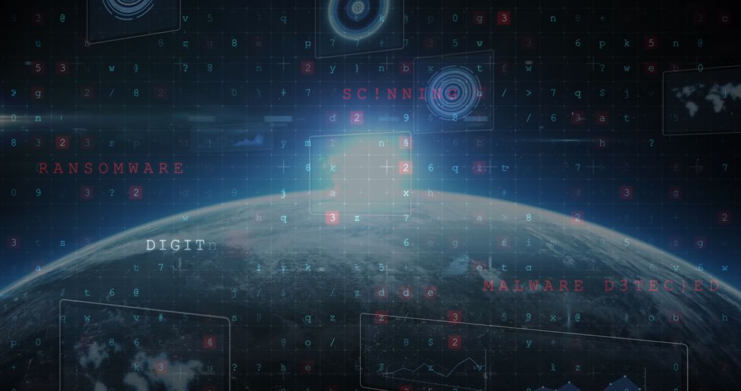 Cyber Attack Warning Over Global Network Security Concept - Free Images, Stock Photos and Pictures on Pikwizard.com