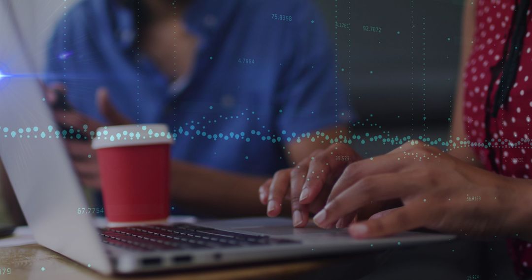 Diverse Collaboration on Project with Laptops