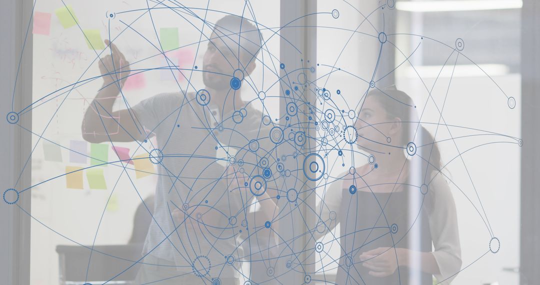 Business Team Analyzing Data with Digital Visualizations