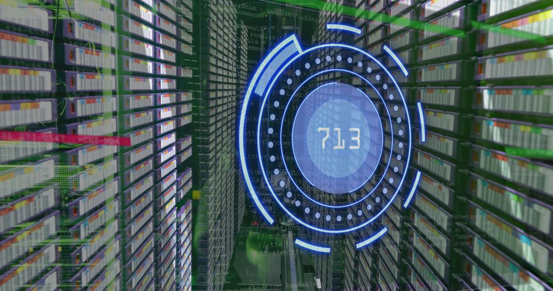 Digital Interface with Data Scan over Computer Servers