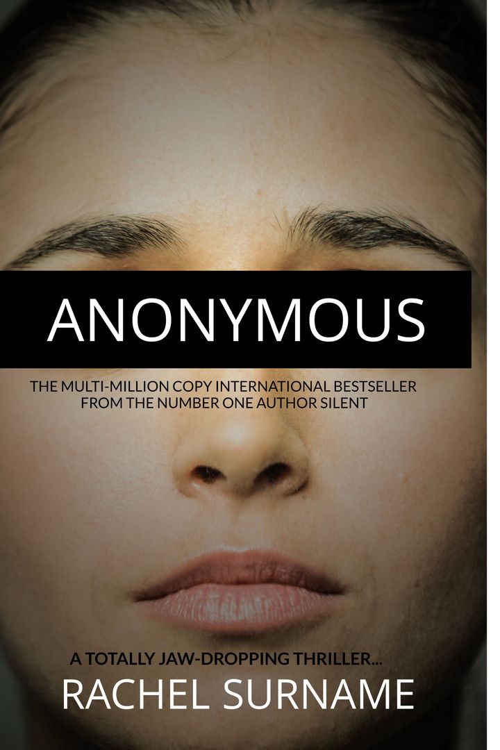Mystery and Anonymity Themed Book Cover